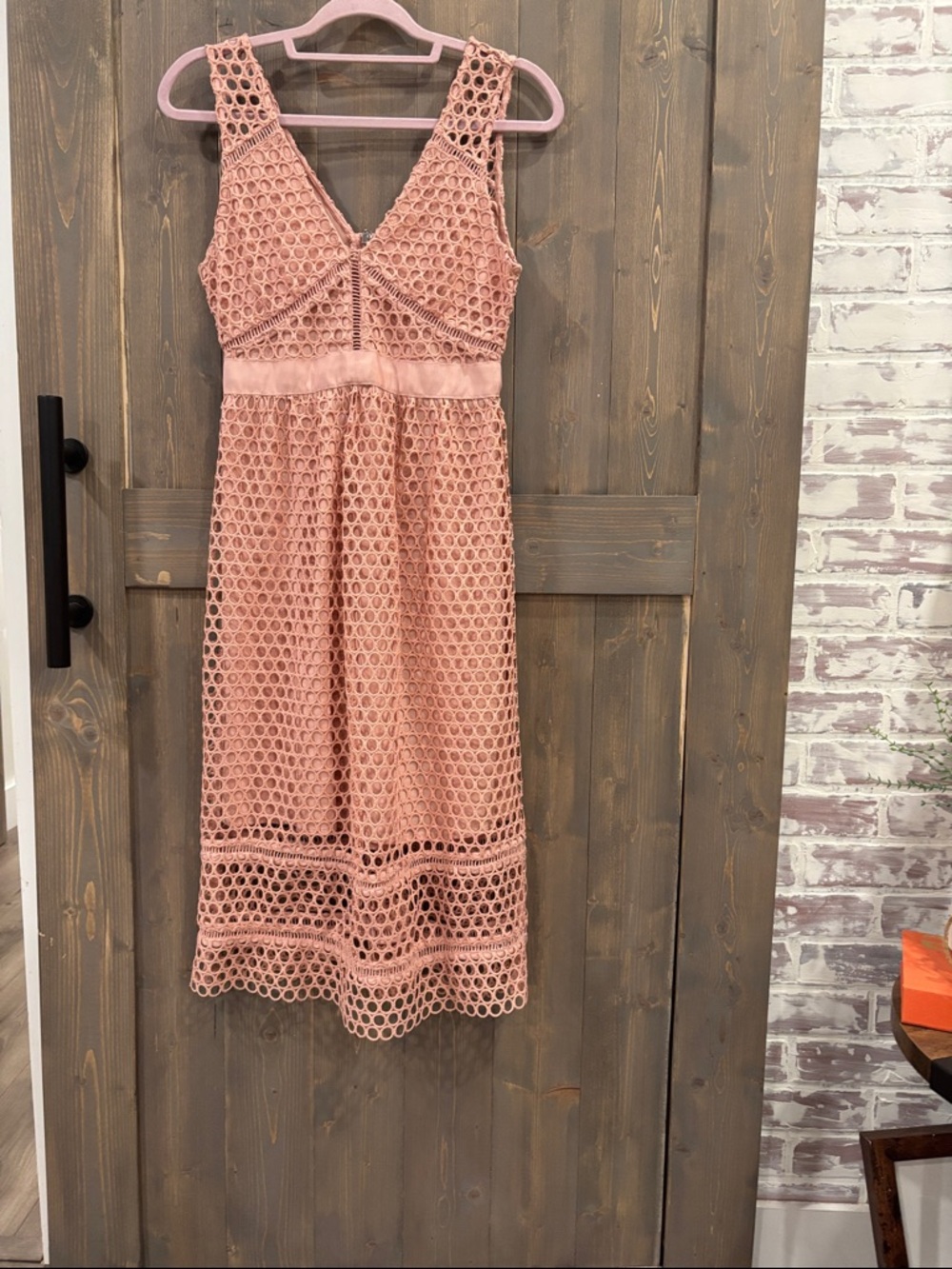 ⭐️5/$20Abercrombie & Fitch Rose Pink  Midi Dress